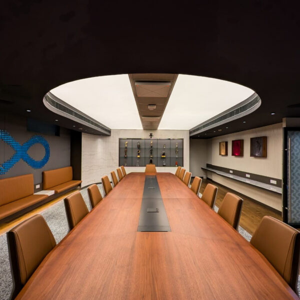 NEWMAT Translucent Ceiling – Circular Meeting Room Biocon