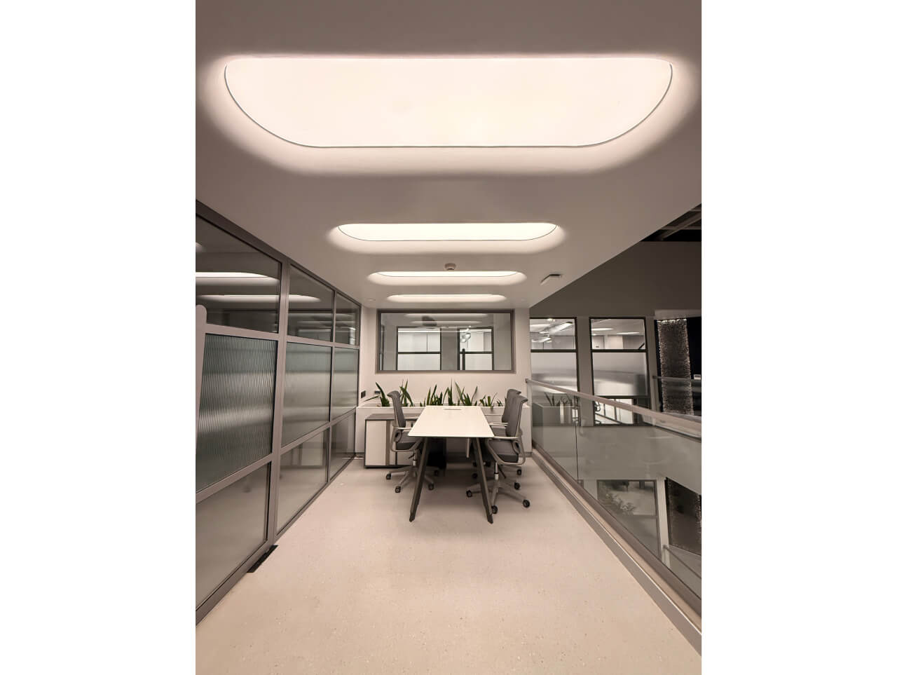 A Toast to Transforming workspaces: A premier stretch ceiling vadodara project for Cosmos Impex - Image 8
